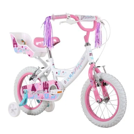 Pink and white sales bike