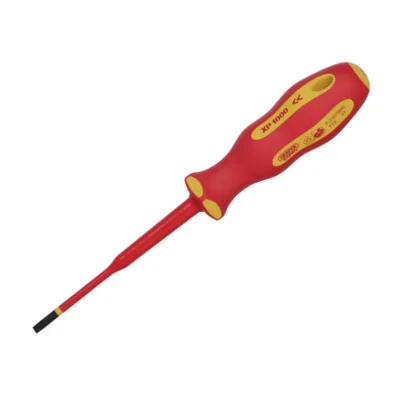 Draper XP1000 VDE Plain Slot Screwdriver, 4.0 x 100mm