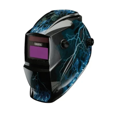 Draper Auto-Darkening Welding Helmet Blue Skull
