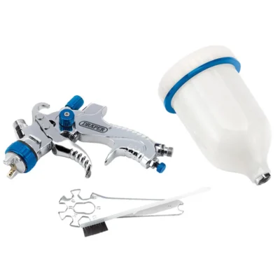 Draper Gravity Feed HVLP Air Spray Gun 600ml