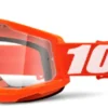 100% Strata 2 Mask | Orange | Clear Glasses 3 100 strata 2 goggle orange clear lens hp 50421 101 05 58073 p1