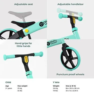 Yvolution Senior Balance Bike Refresh Green 7 101052 3