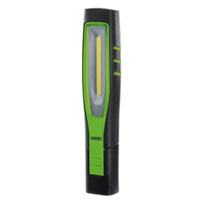 Draper COB/SMD Led Rechargeable Inspection Lamp 10W, 1000 Lumens, Green