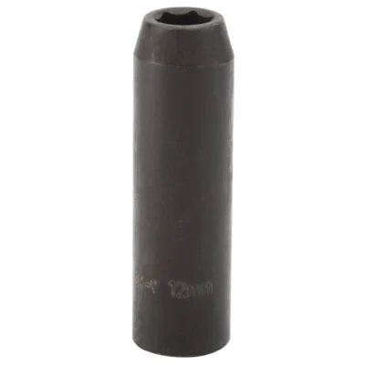 Draper Deep Impact Socket, 1/2" SQ. DR. ,12mm