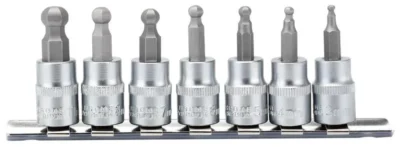 Draper 3/8" Sq. Hexagonal Socket Bit Set (7 Piece)