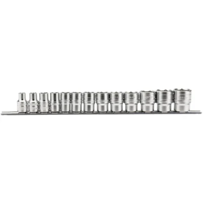 Draper Imperial Socket on a Metal Rail 1/2" Sq, Dr (13 Piece)
