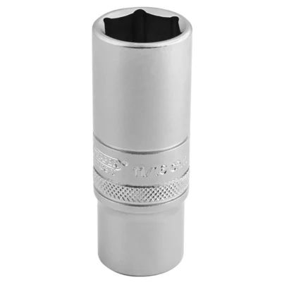 Draper 6 Point Metric Deep socket, 3/8" Sq, Dr. 17mm