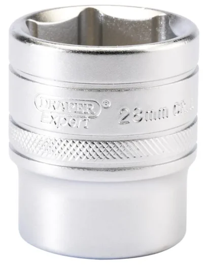 Draper 1/2" Sq. 6 Point Metric Socket (28mm)