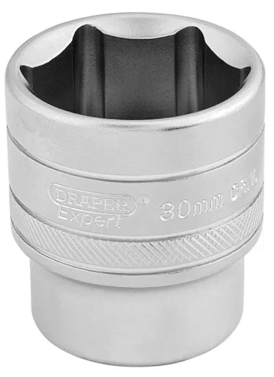 Draper 1/2" Sq. 6 Point Metric Socket (30mm)