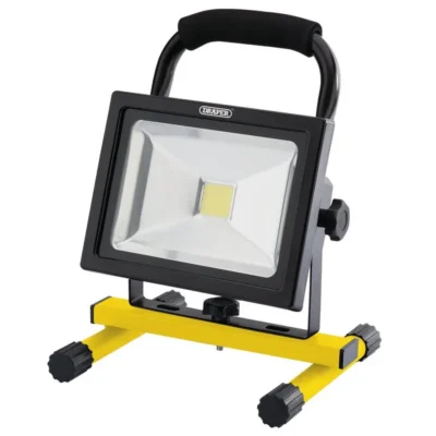 Draper COB LED Rechargeable Worklight, 20W, 1600 Lumens