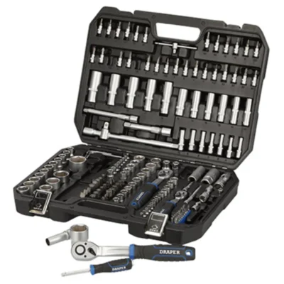 Draper Hi-Torq Metric Socket Set 1/4", 3/8" & 1/2" Sq. Dr. (171 Piece)