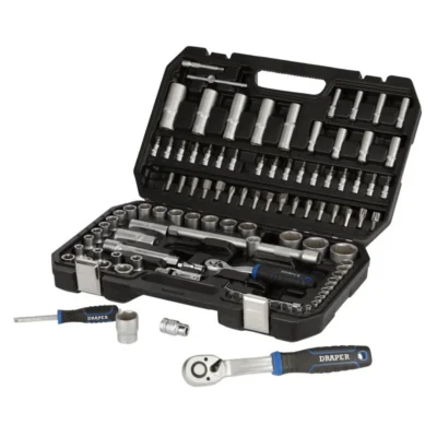 Draper Hi-Torq Metric Socket Set 1/4" & 1/2" Sq. Dr. (108 Piece)