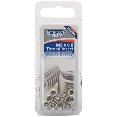Draper M5 x 0.8 Metric Thread Insert Refill Pack (12)