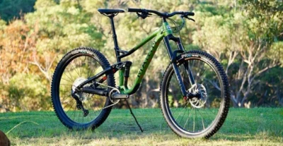 Marin Alpine Trail 7 29" Mountain Bike Green 26 22 at7 detail 2 clarkes of cavan