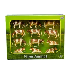 Kids Globe Cows Brown & White (Pack of 12)