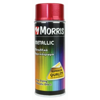 Morris Metallic Acrylic Spray Paint Silver 400ml