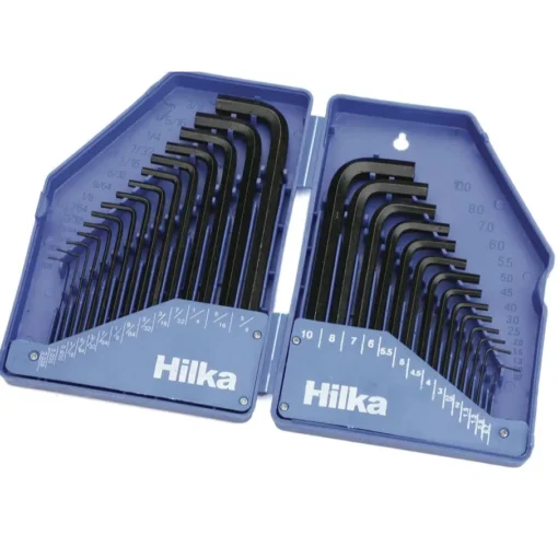 30 pce hex key set in folding case hilka