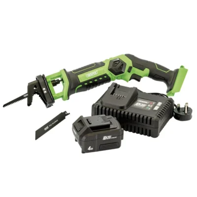 Draper D20 20V Pruning Saw, 1 x 4.0Ah Battery, 1 x Fast Charger