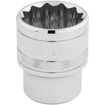 Draper Sockets 12 Point 1/2'' Drive (Single) - 25mm