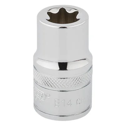 Draper TX-Star Socket, 1.2" Sq. Dr. E14