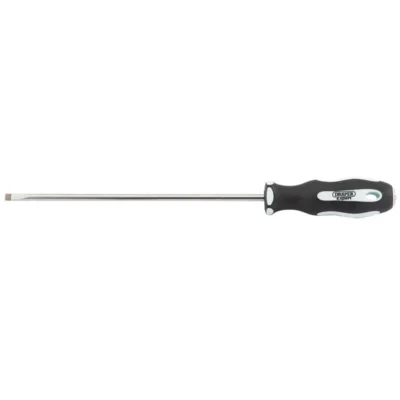 Draper Plain Slot 5.5 x 200mm Soft Grip Parallel Tip Screwdriver