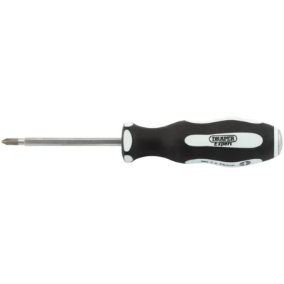 Draper Pound Thru' Cross Slot No:3 x 150mm Soft Grip Screwdriver