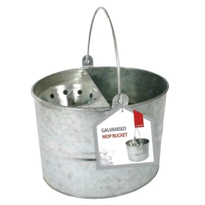 De Vielle Galvanised Mop Bucket