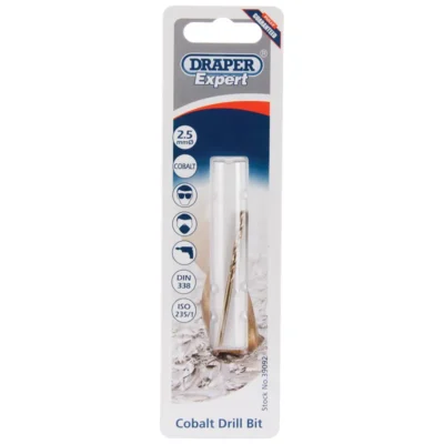 Draper HSS Cobalt Drill Bit, 2.5mm