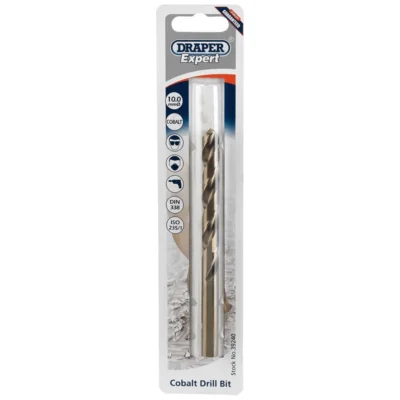 Draper HSS Cobalt Drill Bit, 10.0mm