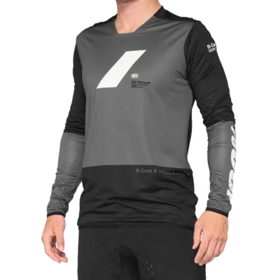 100% R-Core Jersey Black