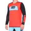 100% R-Core X Jersey Fluo Red / Black 4 41002 248