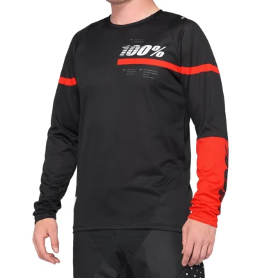 100% R-Core Jersey Black / Red