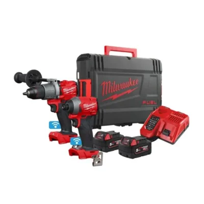Milwaukee M18ONEPP2A2-502X M18 FUEL ONE-KEY Combi/Impact Driver Kit (2x5Ah)