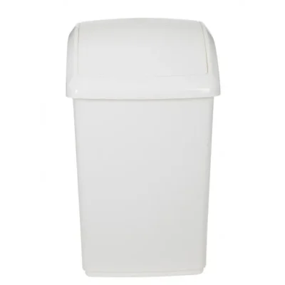 Whitefurze Swing Bin 50L Cream