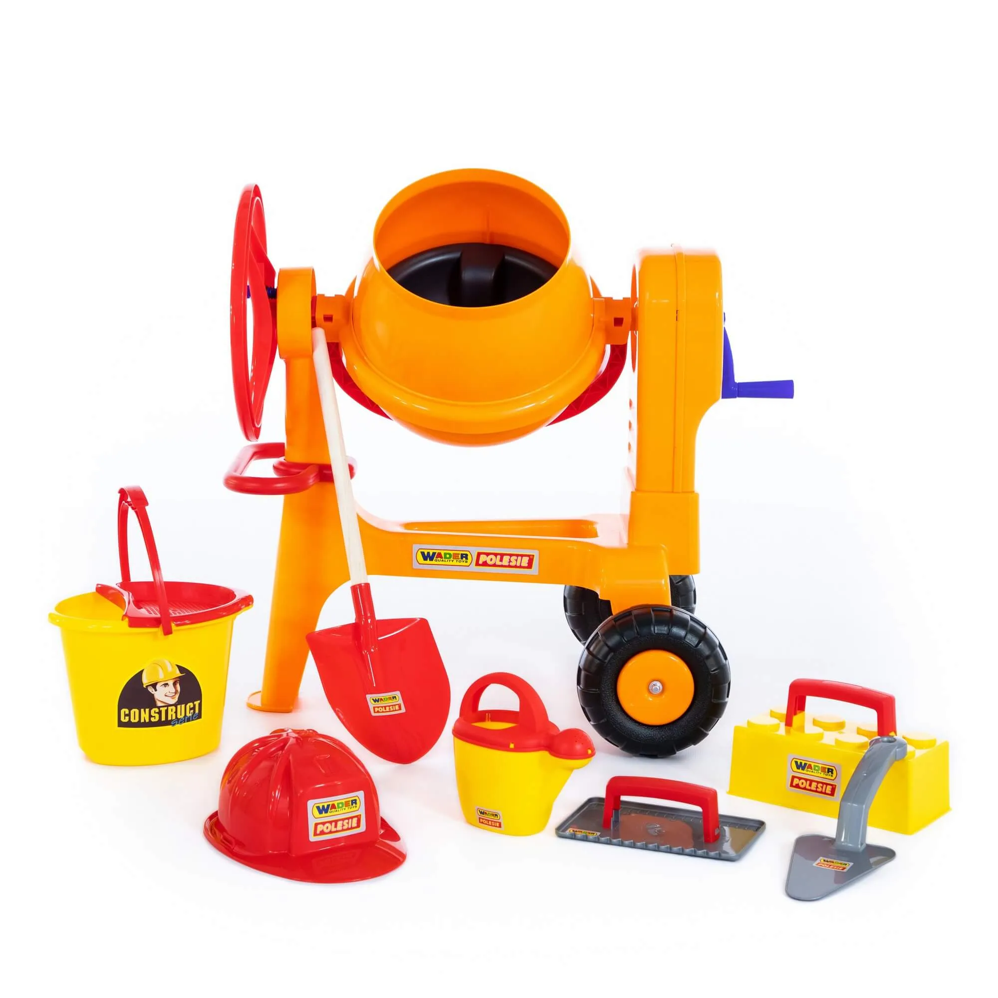 Wader cement mixer top