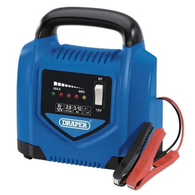 Draper 6V/12V 2.8A Battery Charger