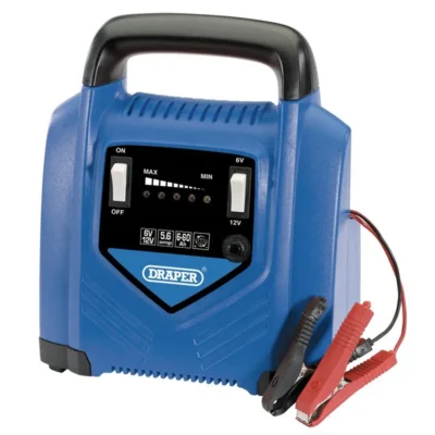 Draper 6V/12V 5.6A Battery Charger