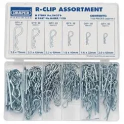 Draper R Clip Assortment 150 pcs