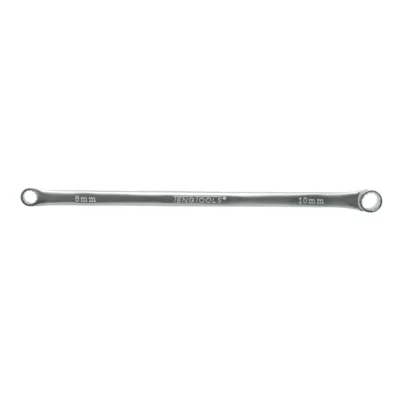 Teng Tools Long Flat Double Ring Spanner 8x10mm