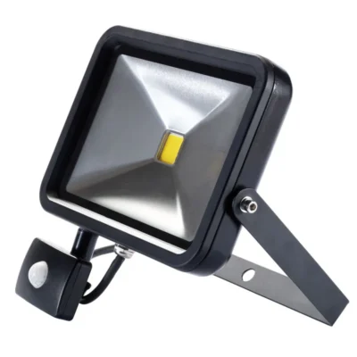 Draper Cob LED Slimline Wall Mounted Floodlight with PIR Sensor 30W 1950 Lumens