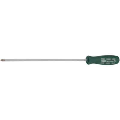 Draper No. 2 x 250mm Long Reach Mechanics/Engineers PZ Type Screwdriver (Sold Loose)