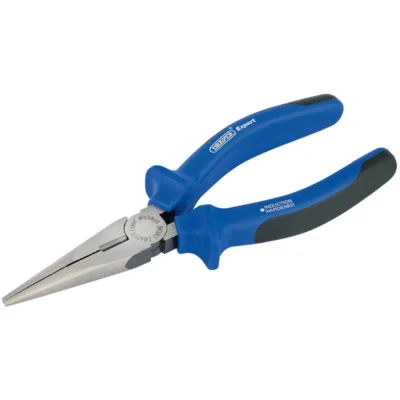 Draper Heavy Duty Soft Grip Long Nose Pliers, 160mm