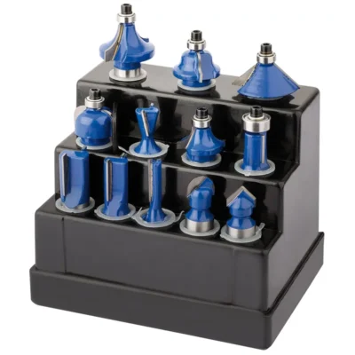 Draper TCT Router Bit Set 1/2" 12 Piece