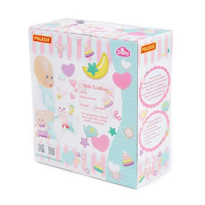 Kids Jolly Baby Doll 35cm with Accessories, 4 Piece