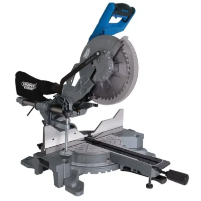 Draper Double Bevel Sliding Compound Mitre Saw, 255mm