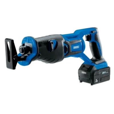 Draper D20 20v Brushless Reciprocating Saw with 1 X 3 Ah Battery and Fast Charger