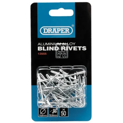 Draper Blind Rivets, 3.2 X 10.8 Mm (50 Piece)