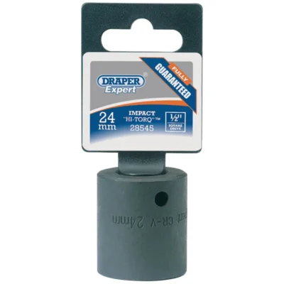Draper 24mm 1/2" Sq. Impact Socket