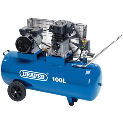 Draper 100L Belt-Driven Air Compressor (2.2 Kw)