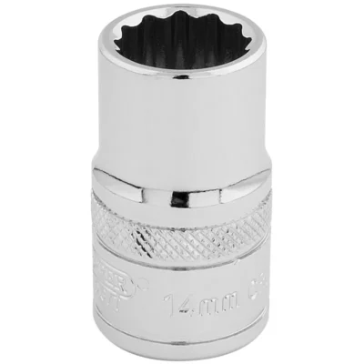 Draper 1/2" Sq. Hi-Torq® 12 Point Socket (14mm)